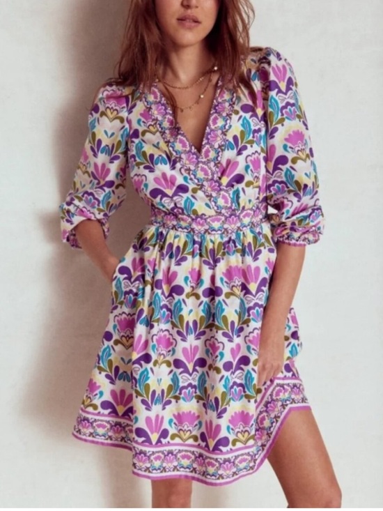 Boden Dresses & Skirts - Boden Mya cotton short dress size 4